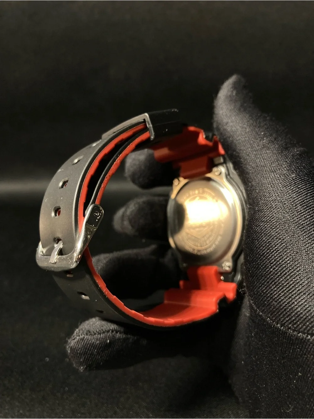 Red and Black G Shock Dw5600